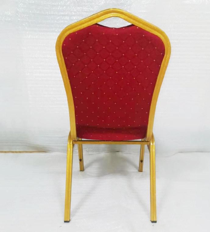 Cheap Fabric Designer Modern High Quality Stackable Metal Banquet Chair