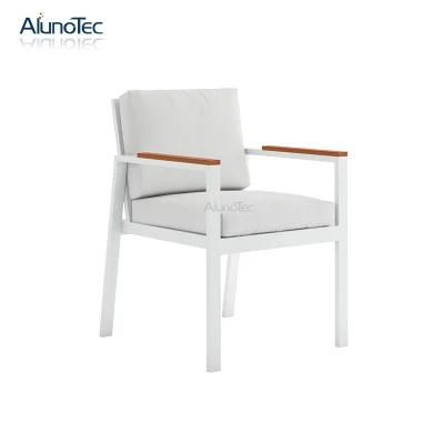 Best Price Aluminum Frame High Density Foam Seating Nordic Dining Chairs