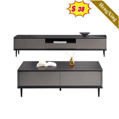 Newest Modern Wood Home Living Room Bedroom Furniture Marble Top TV Stand Coffee Table
