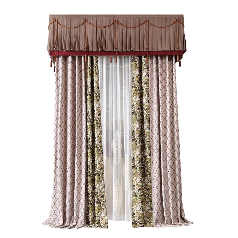 Luxury Turkey Model Hotel Window Blackout Polyester Velvet Fabric Price Eyelet Curtain