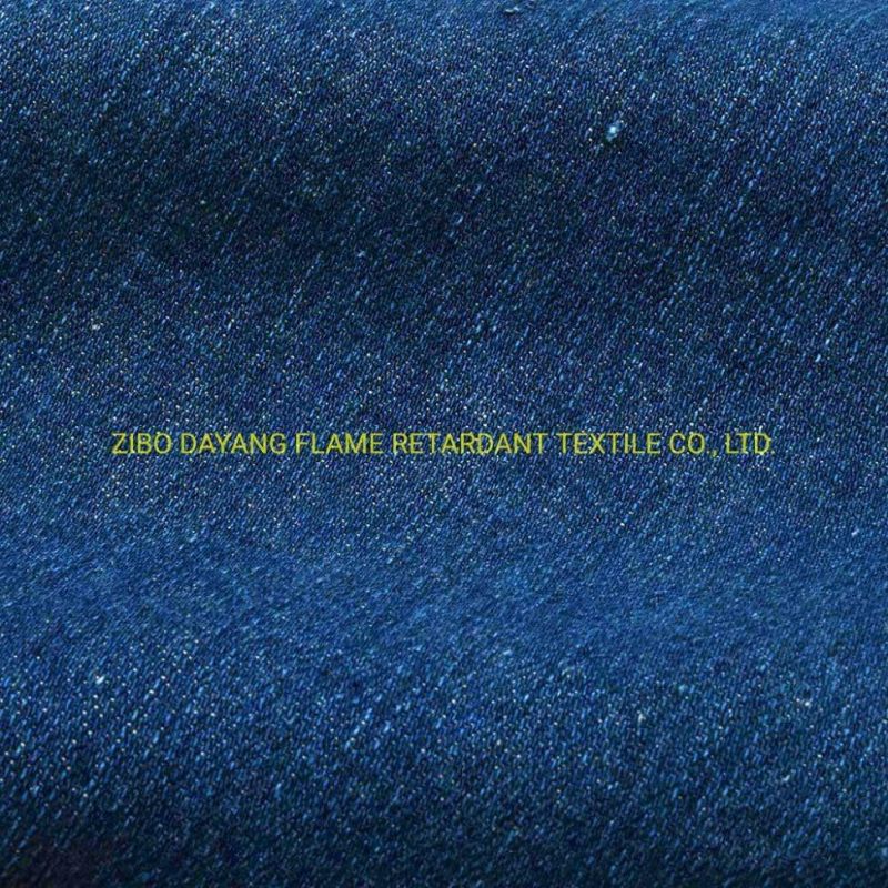 100% Cotton Sulfur Blue Denim Fabric for Jeans