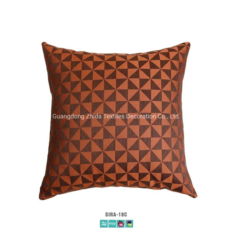 Textile Golden Yarn Shining Jacquard Upholstery Sofa Pillow