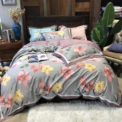 Luxury Cheap Price Bedding Cotton Fabric Comfortable for King Bed Duvet Cover Digital Printing