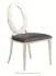 Simple Hot Sale Stainless Steel Dining Chair with Oval Metal Back