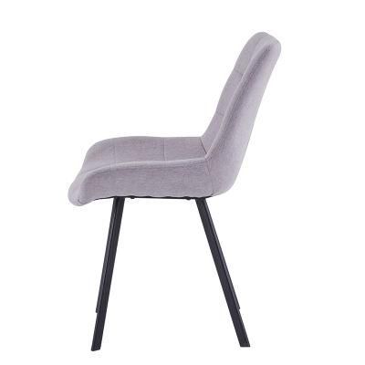 Wholesale Modern Luxury Fashion Classic Soft Fabric Upholstery Cafe Dining Chair