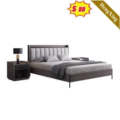 Modern Bedroom Furniture Set Mattress Massage King Double Bed with Storage