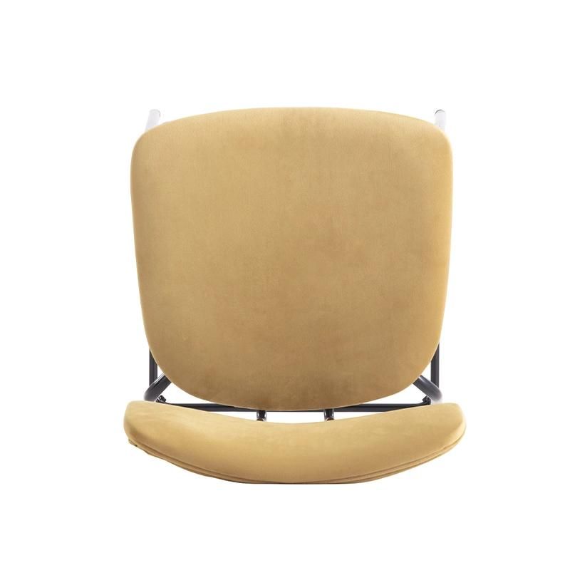 Hot Sale Barstool Comfortable Fabric Metal Legs Barstool Wholesale Modern Barstool