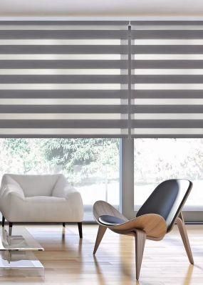 Double Layer Window Manual Chain Zebra Blinds