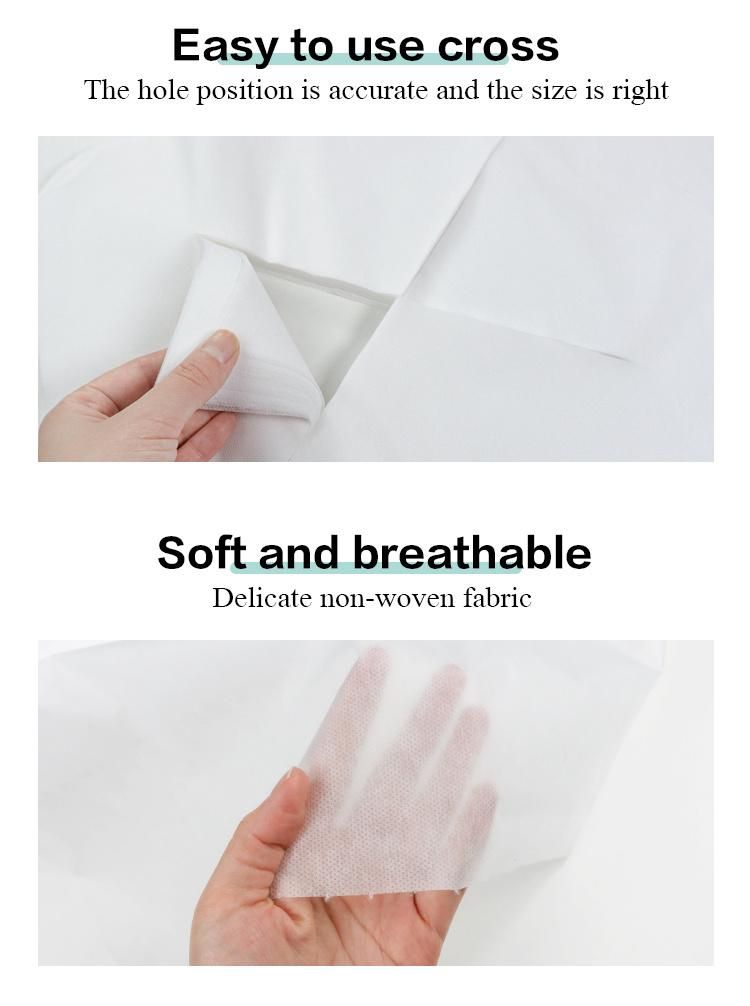 Blue PP Nonwoven Waterproof Bed Sheet Treatment Bed Drape Sheet Disposable Bed Sheet for Hospital