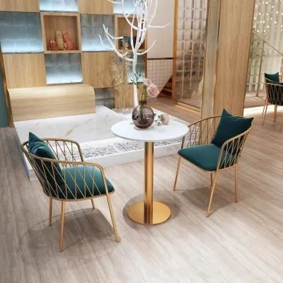 Modern Dining Room Furniture Metal Legs Dining Chair