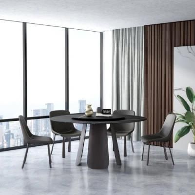 Luxury Modern Elegant Metal Frame Dining Room Furniture Set for Restaurant