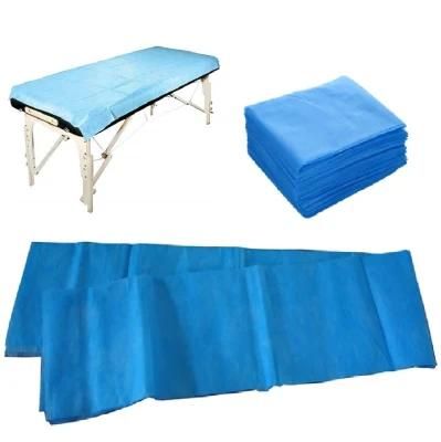 Waterproof PP PE Film SMS SMMS Bed Coverdisposable Bed Sheet for Hospital
