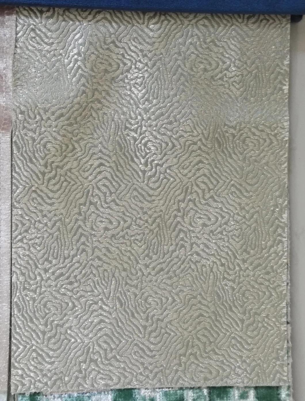 Textile 100% Polyester Cut Velvet Upholstery Pillow Fabric