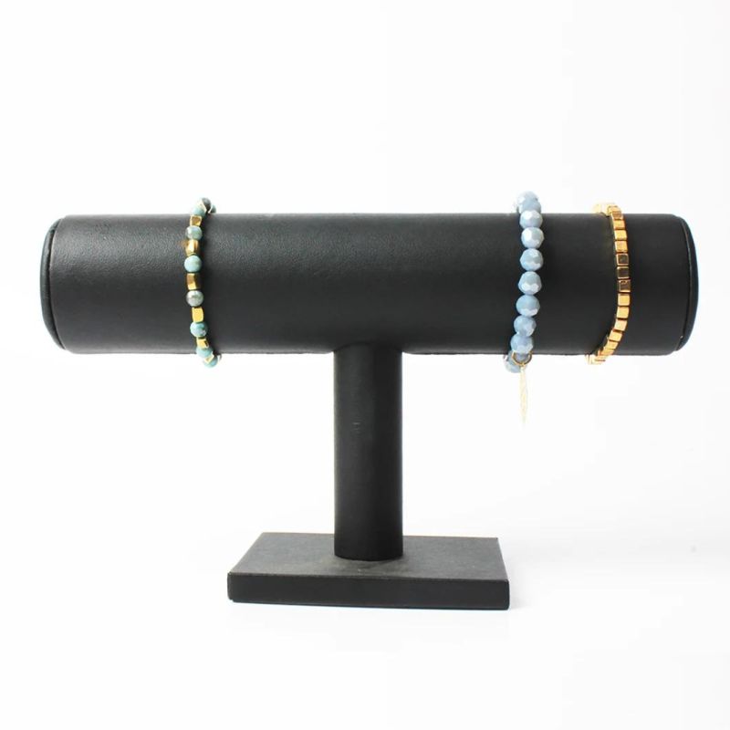 67021b Fashion Burlap Bracelet Display Stand for Jewelry