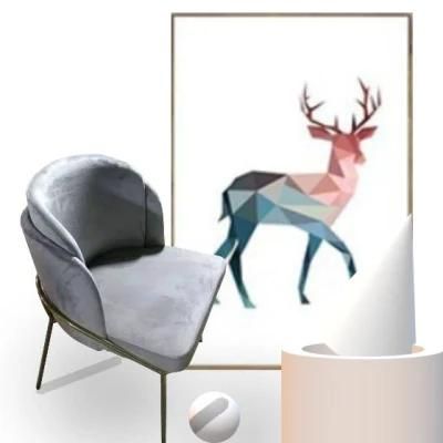 Modern Restaurant Furniture Velvet Upholstered Dining Chair for Sale