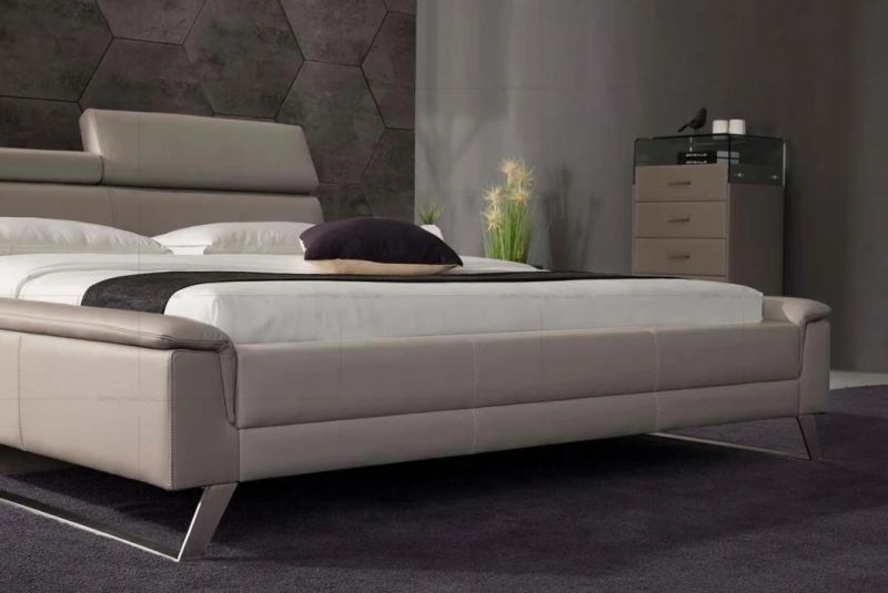 China Foshan Latest Design Modern Functional Headboard Bedroom Set Furniture Wall Bed