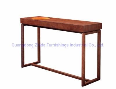 High Quality Console Table with Walnut Wood