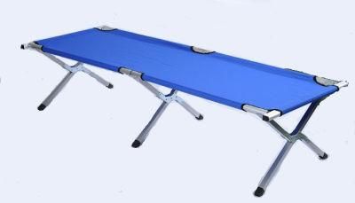 Blue Aluminum Military Camping Folding Bed (ET-CHO116)