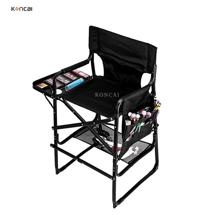 Large Professional Makeup Artist Chair Folding Director Chair Beauty Salon Hairdressing Chair