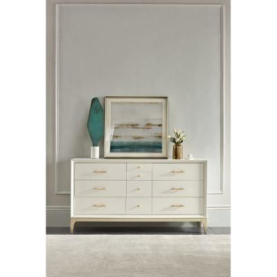 Sunlink European Luxury Solid Wood Bedroom Furniture King Size Bed