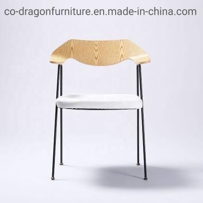 Fashion Wooden Back Dining Chair with Fabric for Home Furniture