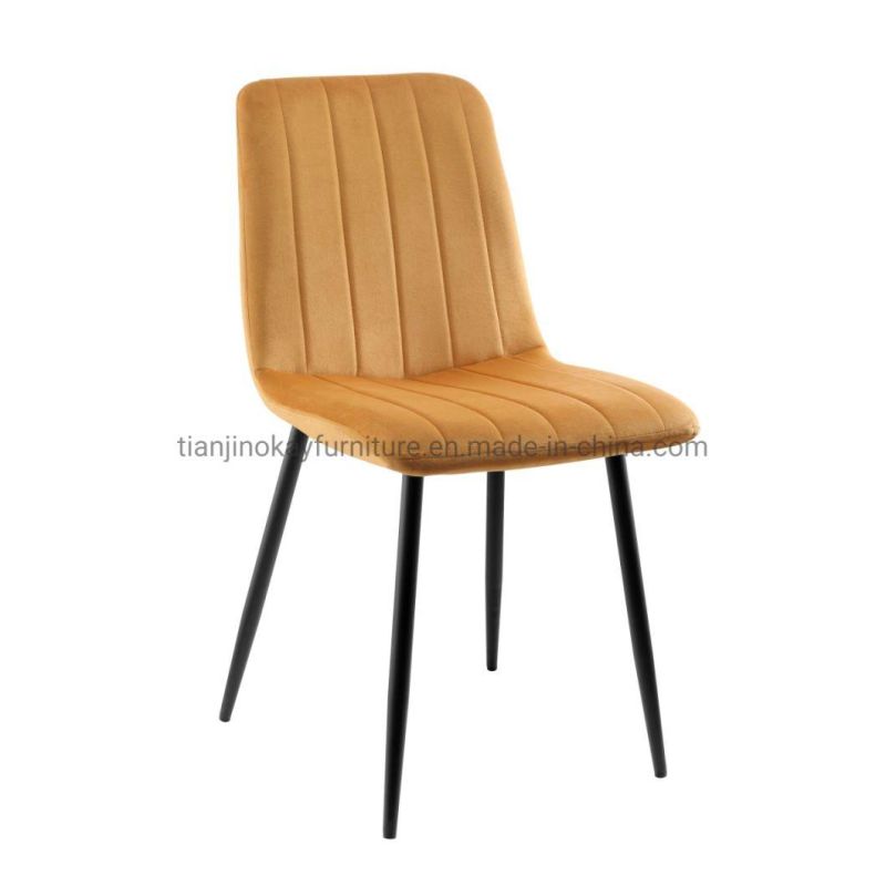 China Wholesale Fine Modern Restaurant Cheap Dining Chairs Fabric Blue Velvet Shell Dining Room Furniture Dine Chairs