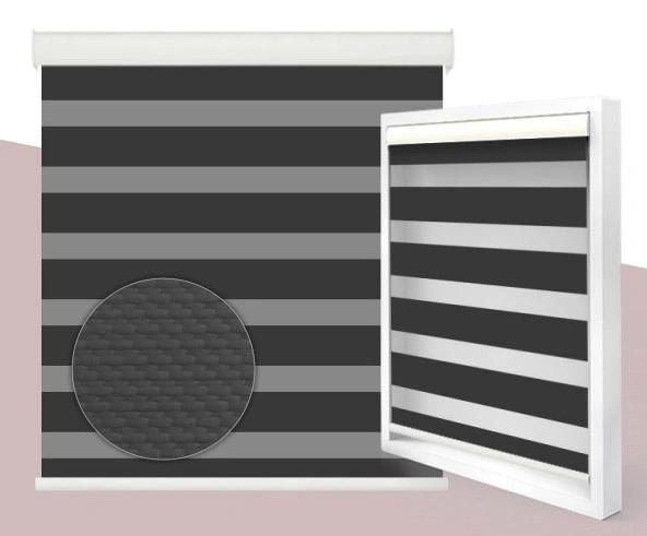 Fabric Roller Zebra Blinds for Window Sunscreen