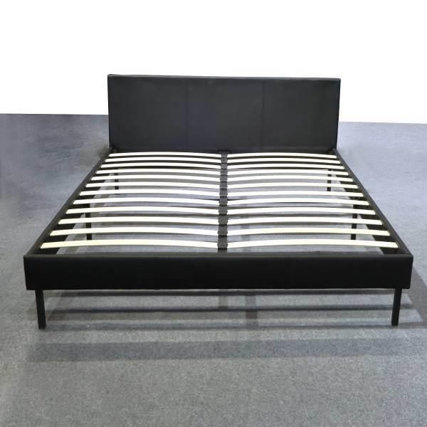 Double Size Simple Design Cheap PU/Fabric Bedroom Bed