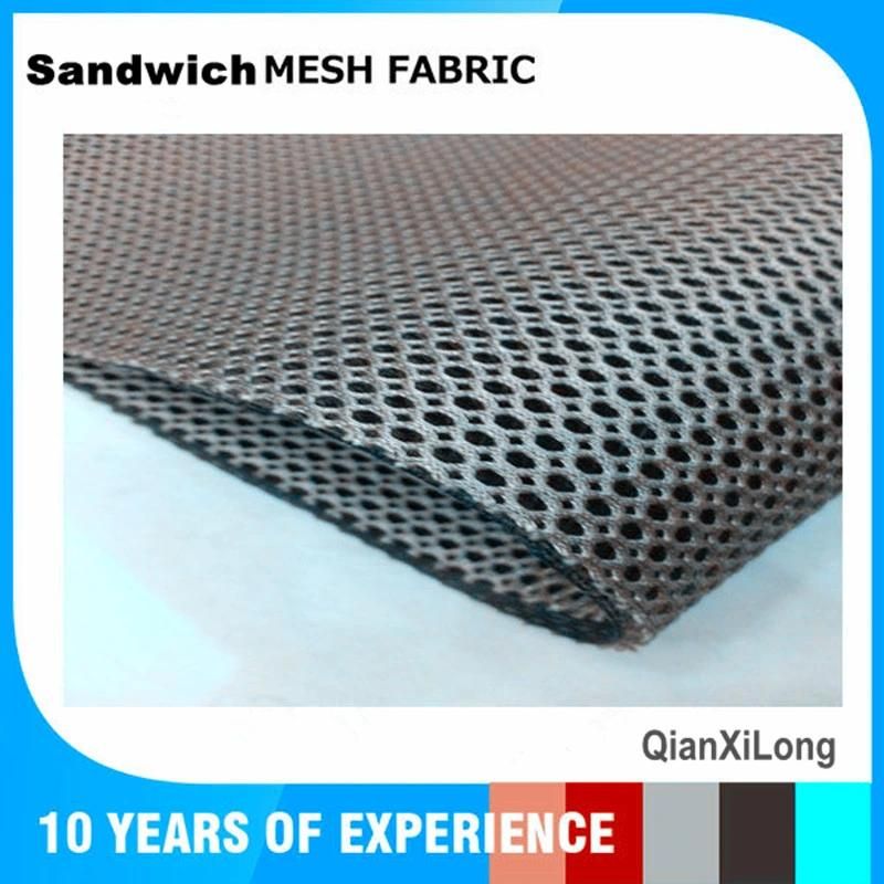 3D Breathable Cool Sandwich Air Mesh Fabric for Medical Mattress 150d