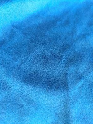 Polyester Warp-Knitted Velvet Fabric Soft Feelling for Sofa Curtain Cushion and Home Furniture