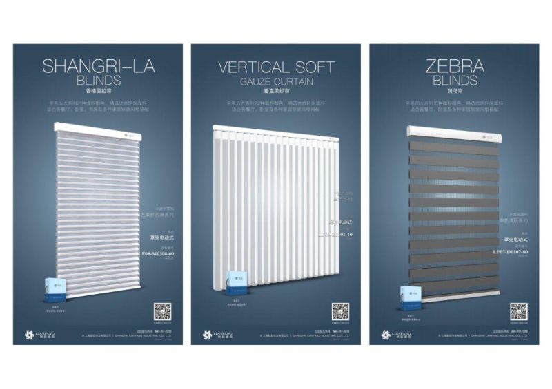 Honeycome/ Shangri-La/ Vertical Soft/ Zebra/ Roller Blinds