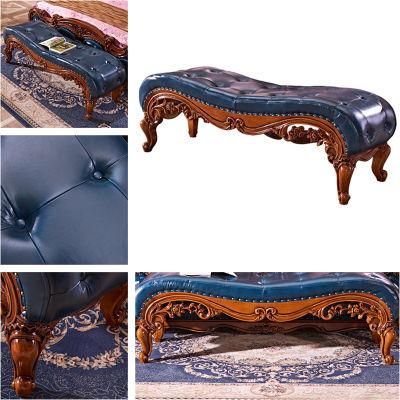 Wood Leather Bed Bench in Optional Furniture Color From Chinese Furniture Factory