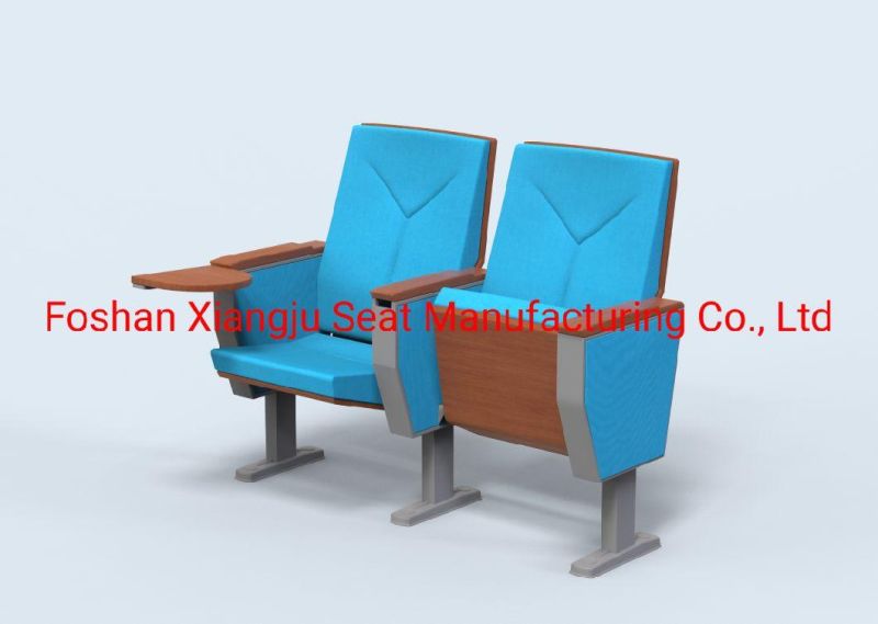 Good Price Church Auditorium Chairs with Wooden Writing Pad