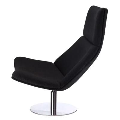 Hot Selling High Quality Black Velvet Lounge Chair Single Sofa