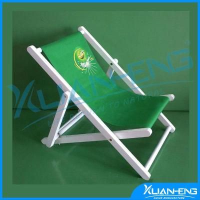 Sling Wood Recliner Beach Chair Fabric: Forest Green