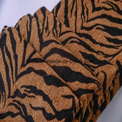 Furniture Fabric with Zebra Pattern Chenille Fabric for Sofa Material
