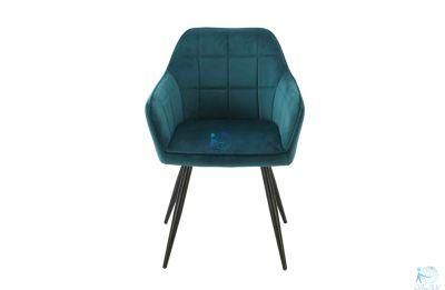 Popular Dining Room Furniture Modern Fabric PU/Leather Chairs Dining Chairs with Metal Legs