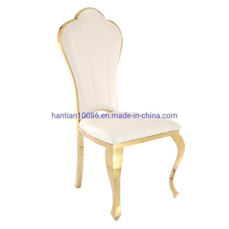 White Cheap Big Back Public Leisure China Hotel Dining Chair