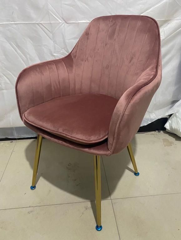 Factory Wholesale Gold Luxury Nordic Cheap Designer Chair Home Furniture Room Restaurant Dining Leather Velvet Modern Dining Chair