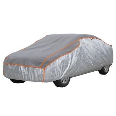 Waterproof Dustproof Silver Reflective Stripe Universal Car Covers Anti Hail Proof UV Protection Car Cover