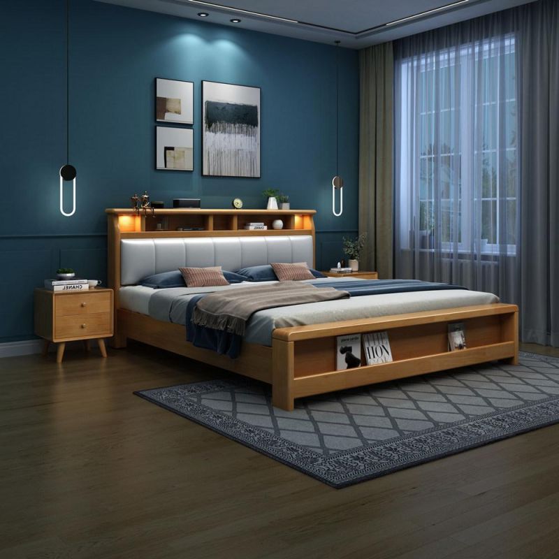 Chinese Furniture Custom Mahogany Hardwood Bedroom Bed Sectional Wall Bed