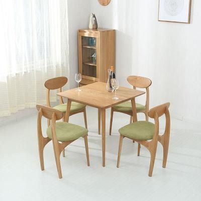 Manufacturer Provides Straight Dining Table Set with Chairs