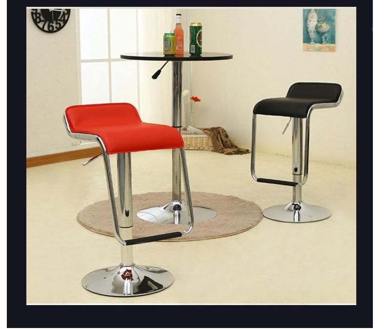 Modern Customized Colorful Restaurant Barber Shop Swivel Footrest Bar Chair