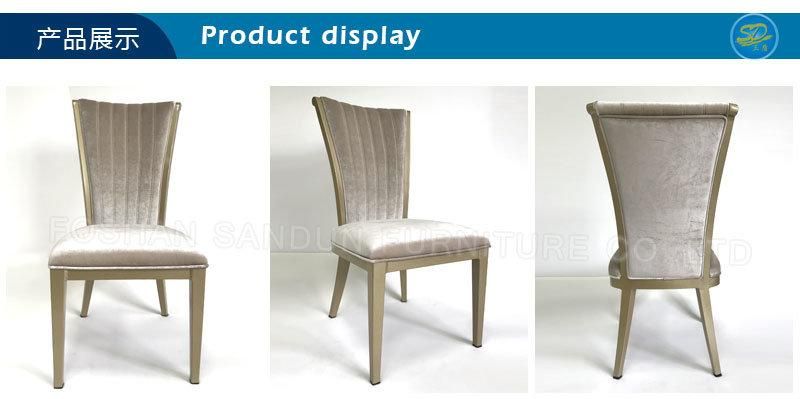 Stacking Metal Aluminum Iron Steel Fabric Wood Imitation Dining Chair