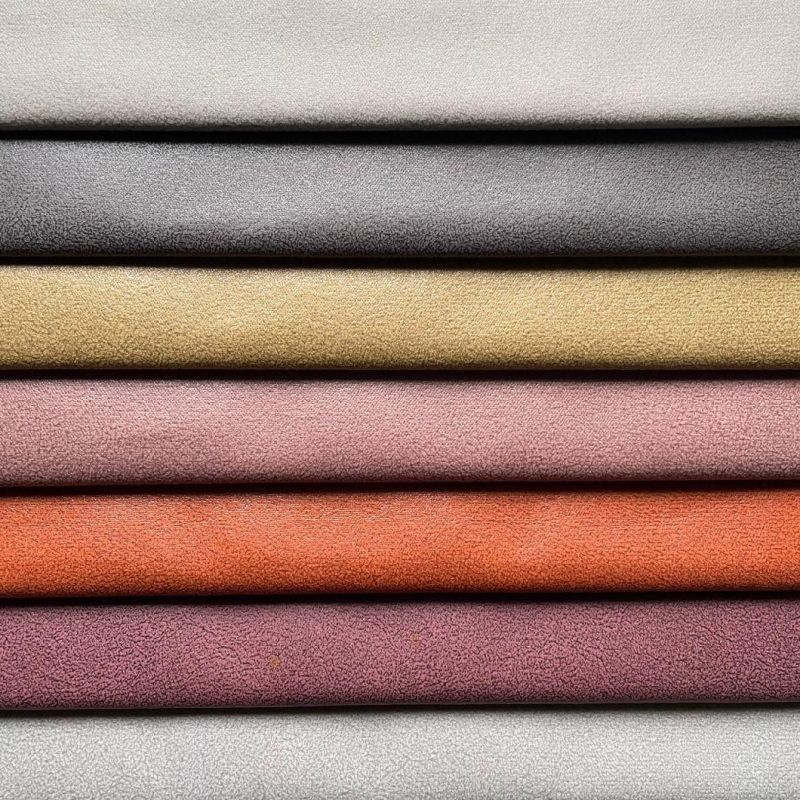 Leather Looking Sofa Fabric Ready Goods (A83)