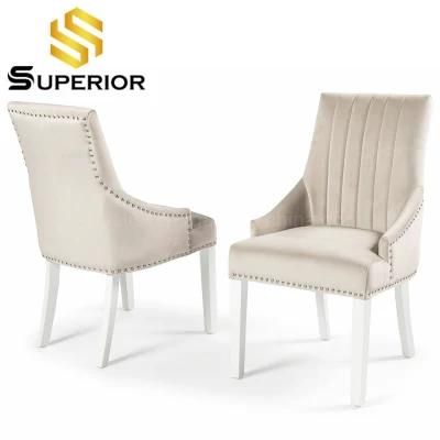 Sweden Hot Sell Hotel Luxury Fabric Dining Room Chair