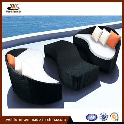 Commercial Rattan Wicker Dining Room Furniture Set (WF-136)
