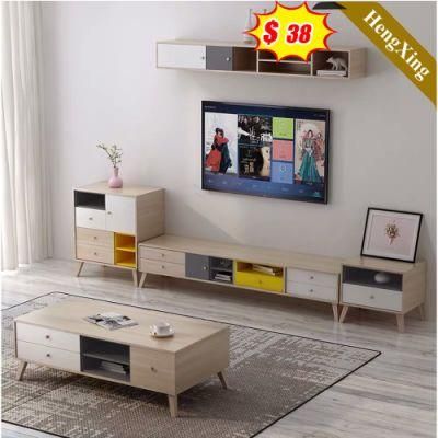 Simple Modern Home Living Room Bedroom Furniture Wooden Storage Wall TV Cabinet TV Stand Coffee Table (UL-20N1358)