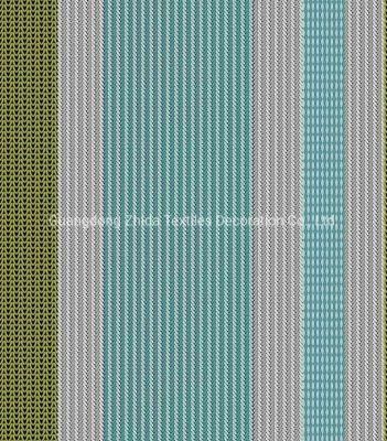 Home Sofa Fashion Stripe Printed Velvet Terciopelo Polyester Upholstery Zafu Fabric