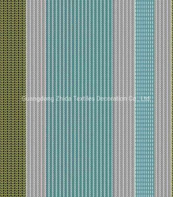 Home Sofa Fashion Stripe Printed Velvet Terciopelo Polyester Upholstery Zafu Fabric